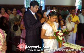 Jais Mereena Marriage photos